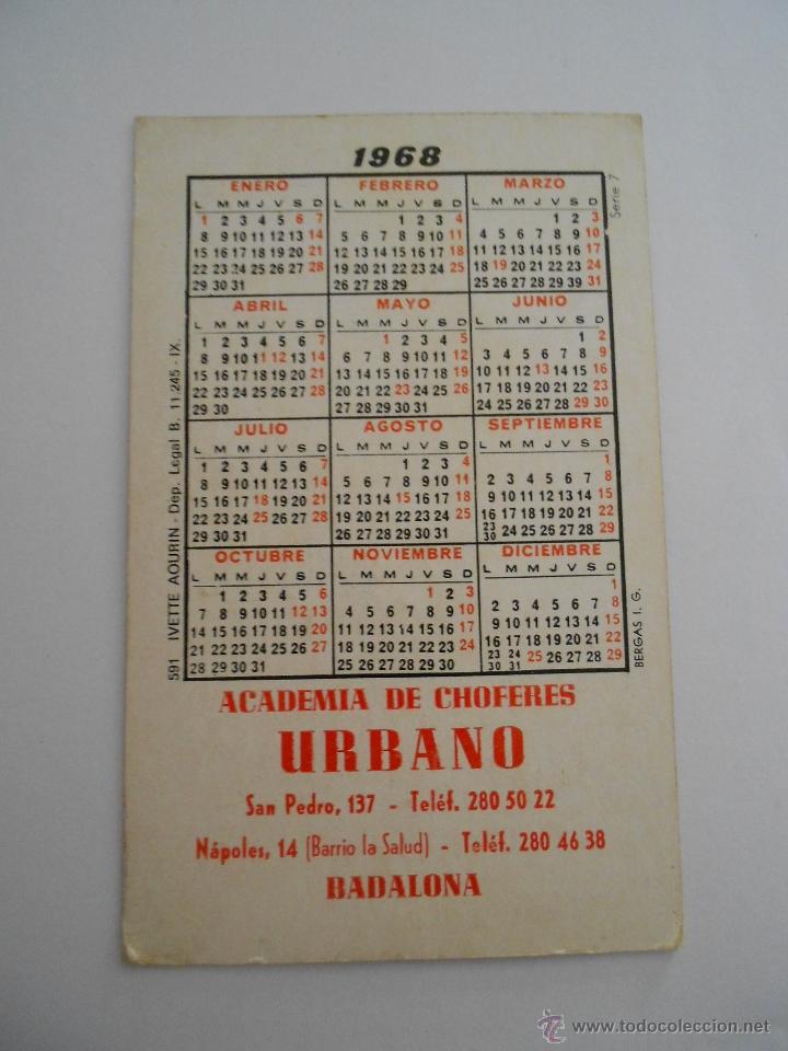 Coleccionismo calendarios: calendario 1968,--env&iacute;o 0,50&euro; - Foto 2