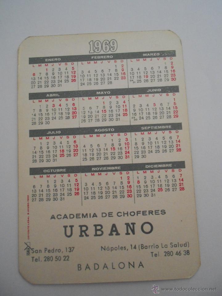 Coleccionismo calendarios: calendario 1969,--env&iacute;o 0,50&euro; - Foto 2