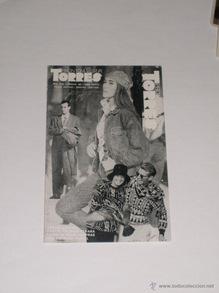 Coleccionismo calendarios: CALENDARIO PORTUGAL 1993 - PUBLICIDAD MODA. IMAGEN EN BLANCO Y NEGRO