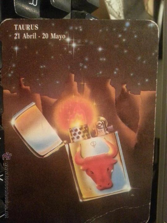 Coleccionismo calendarios: CALENDARIO DE BOLSILLO 1993 HOROSCOPO TAURO TAURUS