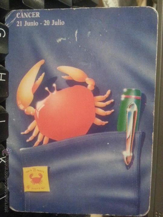 Collectables Calendars: CALENDARIO DE BOLSILLO 1993 HOROSCOPO CANCER, CARNICERIA CAS PACHON ROTA CADIZ