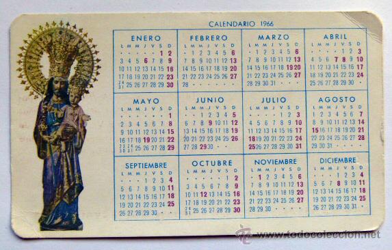Coleccionismo calendarios: Calendario de 1966 - Foto 1