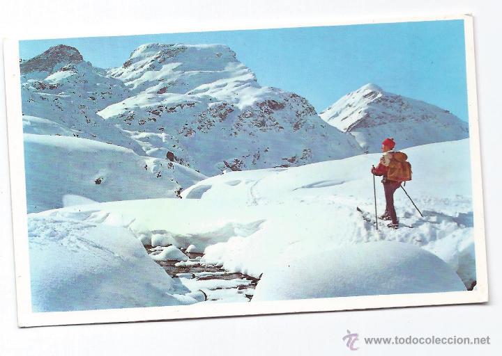 Coleccionismo calendarios: 6568-CALENDARIO A&Ntilde;O 1969- ESQUI DE MONTA&Ntilde;A