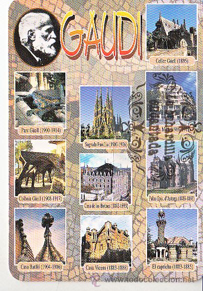 Coleccionismo Calendarios: CALENDARIO - 2003 GAUDI - REVERSO EN INTERIOR