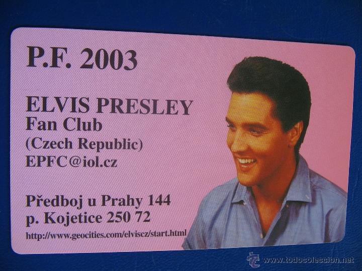 Coleccionismo calendarios: CALENDARIO BOLSILLO MUSICA 2003 (ELVIS PRESLEY - REPUBLICA CHECA) NUEVO