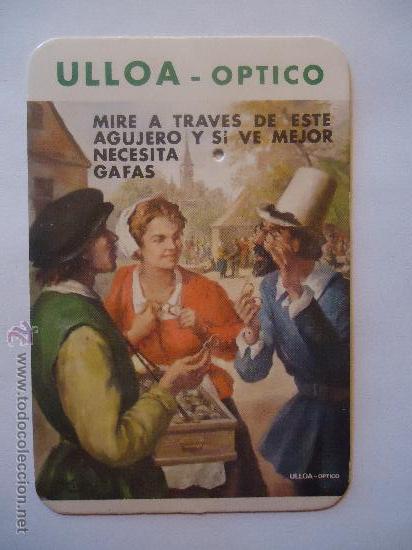 Coleccionismo calendarios: calendario 1976, ulloa optico, nuevo - Foto 1