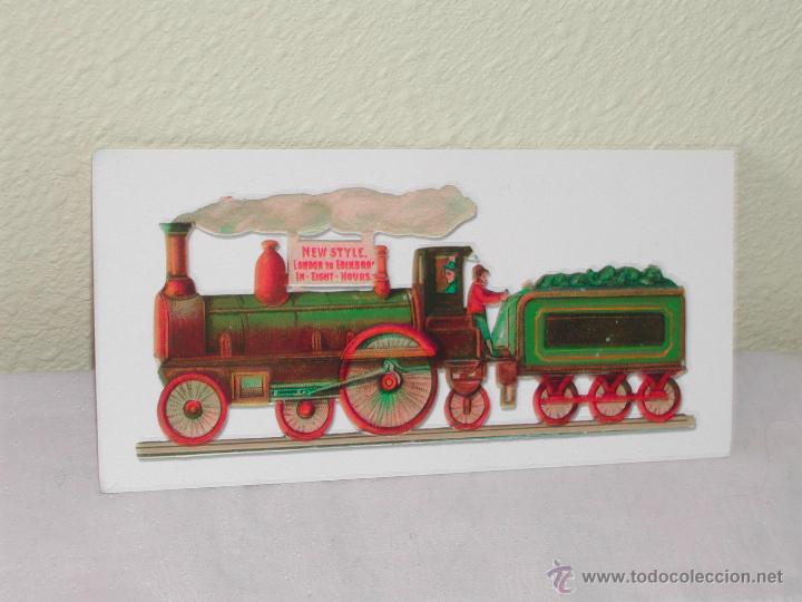 Coleccionismo Calendarios: Postal grande / Calendario A&ntilde;o 2.011 -- Tren Londres to Edimburgo