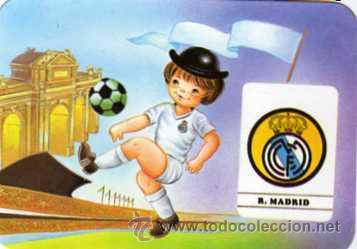 Sammeln von Kalendern: calendario de bolsillo. Futbol. Real Madrid. Puerta de Alcal&aacute;. Restaurante El Criollo. 1986