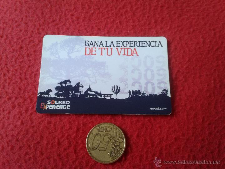 Coleccionismo calendarios: CALENDARIO DE BOLSILLO  A&Ntilde;O 2009 PUBLICIDAD SOLRED REPSOL GANA LA EXPERIENCIA DE TU VIDA