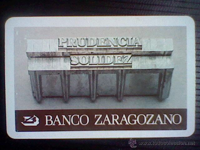 Coleccionismo Calendarios: calendario bolsillo 1981 Fournier banco zaragozano