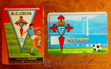 Sammeln von Kalendern: CELTA DE VIGO - DOS CALENDARIOS 1997 Y 1999