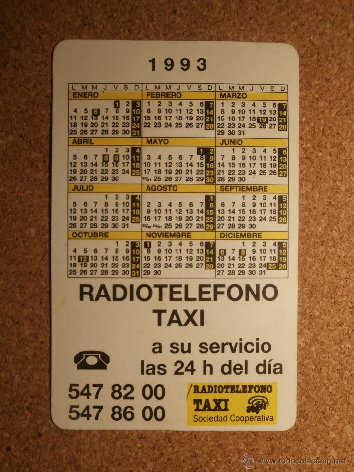 Coleccionismo calendarios: Calendario  de bolsillo - Arevalillo - 1993 - Foto 2