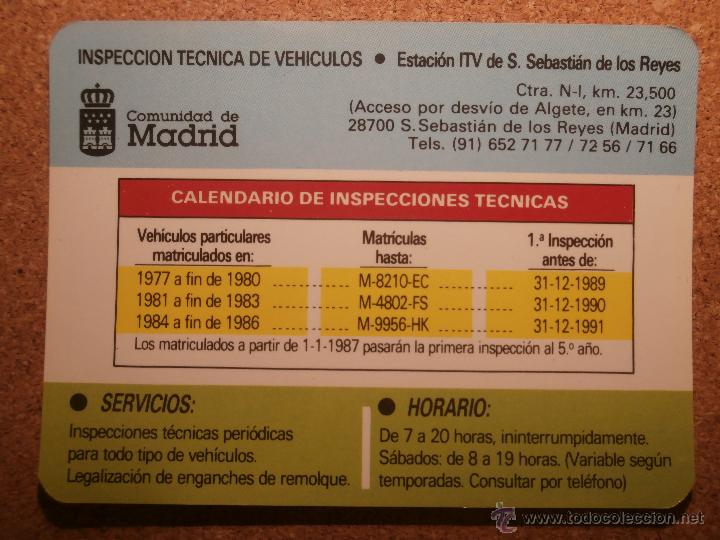 Coleccionismo calendarios: Calendario de Bolsillo - ITV Intectra -  1990 - Foto 1