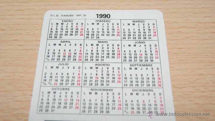 Coleccionismo calendarios: Calendario de 1990 coche cl&aacute;sico - Foto 2