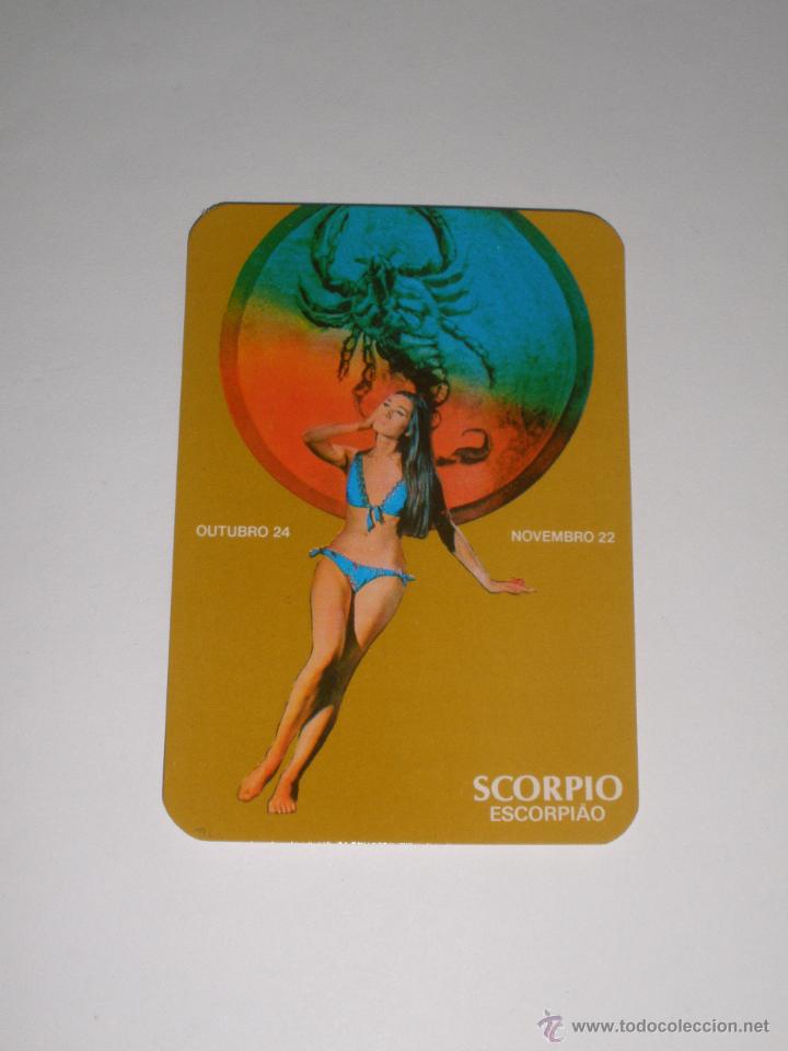 Coleccionismo Calendarios: CALENDARIO PORTUGAL 1985 - HOROSCOPO ESCORPIO
