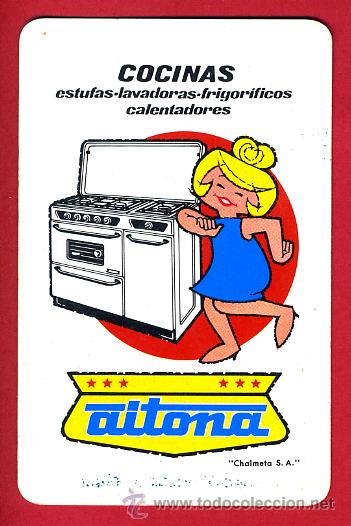 Sammeln von Kalendern: CALENDARIO FOURNIER, PUBLICIDAD COCINAS AITONA , 1966 ,ORIGINAL, CAL7197