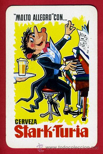 Collectionnisme Calendriers: CALENDARIO FOURNIER, PUBLICIDAD CERVEZA CERVEZAS STARK TURIA , 1964 ,ORIGINAL, CAL7268