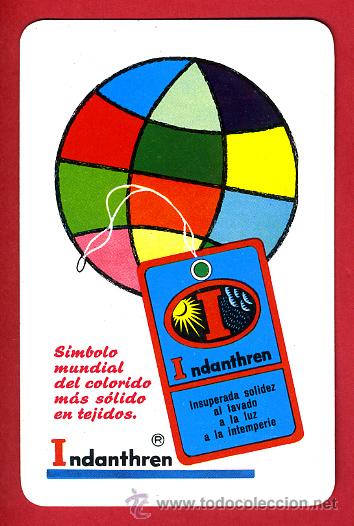 Collectionnisme Calendriers: CALENDARIO FOURNIER, PUBLICIDAD INDANTHREN , 1965 ,ORIGINAL, CAL7287