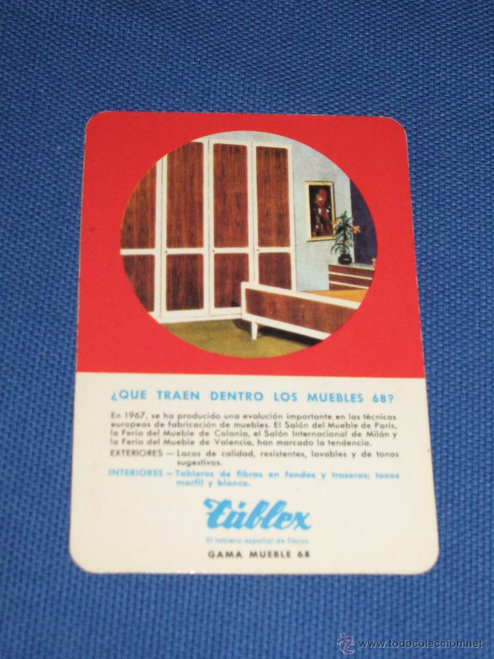 Coleccionismo Calendarios: CALENDARIO DE BOLSILLO DEL A&Ntilde;O 1968 PUBLICIDAD DE MUEBLES TUBLEX