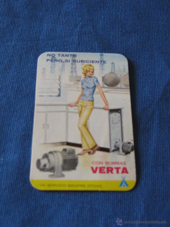 Coleccionismo Calendarios: CALENDARIO DE BOLSILLO TRIMESTRAL DEL ULTIMO TRIMESTRE DE 1971 - PUBLICIDAD DE BOMBAS VERTA