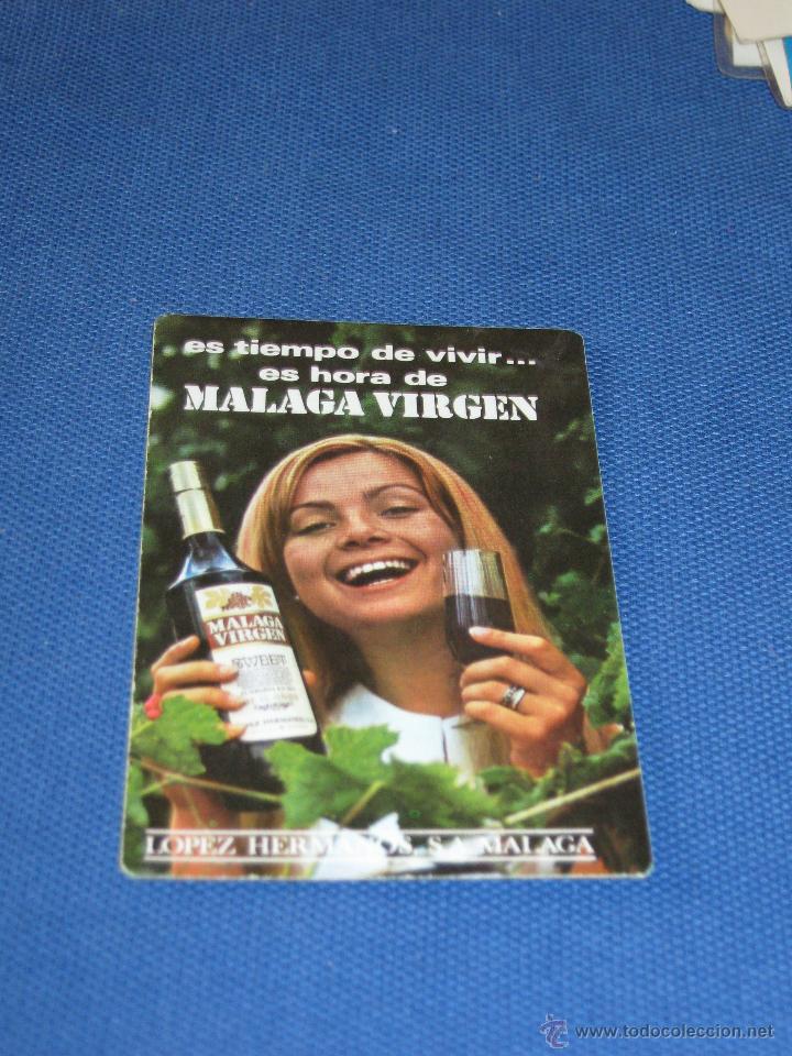 Coleccionismo calendarios: CALENDARIO DE BOLSILLO DE 1972 - PUBLICIDAD DE MALAGA VIRGEN