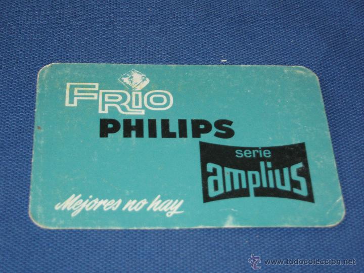 Coleccionismo Calendarios: TARIFA DE PRECIOS TIPO CALENDARIO DE BOLSILLO DE FRIGORIFICOS  PHILIPS