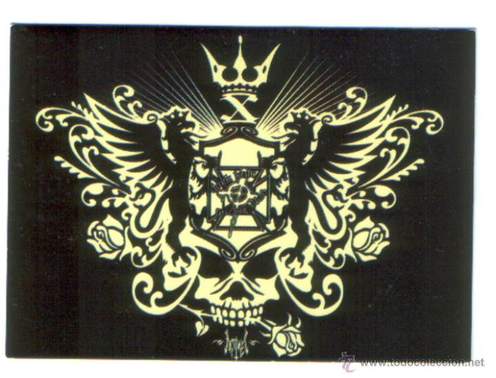 Coleccionismo Calendarios: 1 CALENDARIO DE ** DARK HOLE **  GOTHIC CLUB  - MADRID  - A&Ntilde;O 2007 -