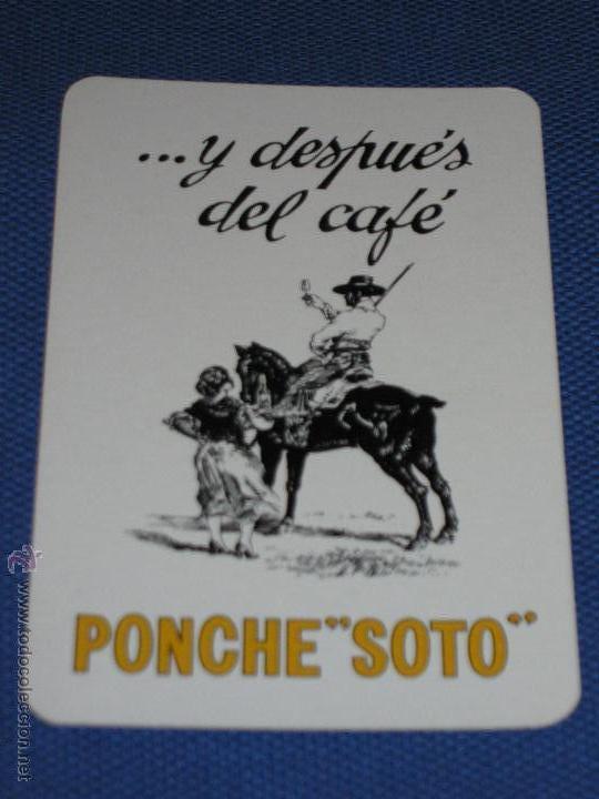 Coleccionismo Calendarios: CALENDARIO DE FOURNIER PUBLICIDAD DE PONCHE SOTO - 1970