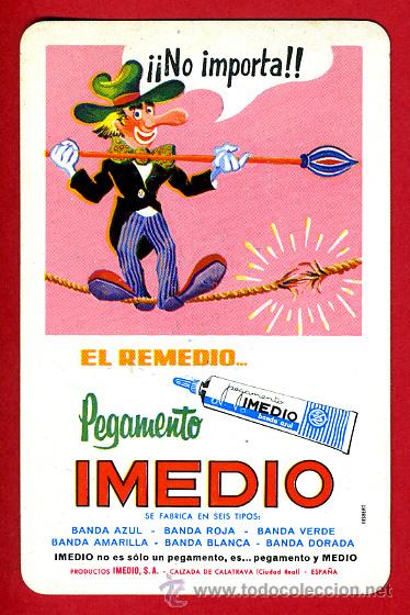 Colecionismo Calend&aacute;rios: CALENDARIO FOURNIER, PUBLICIDAD PEGAMENTO IMEDIO , 1979 ,ORIGINAL, CAL7303