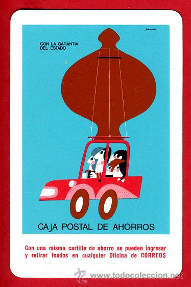 Sammeln von Kalendern: CALENDARIO FOURNIER, PUBLICIDAD CAJA POSTAL DE AHORROS , 1976 ,ORIGINAL, CAL7316