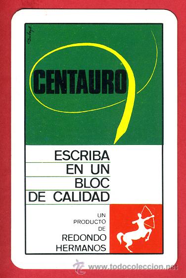 Sammeln von Kalendern: CALENDARIO FOURNIER, PUBLICIDAD CENTAURO , 1970 ,ORIGINAL, CAL7336