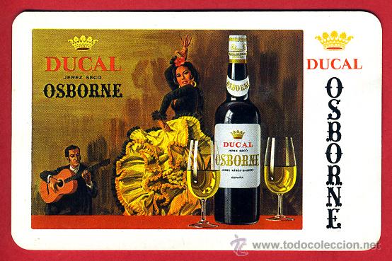 Colecionismo Calend&aacute;rios: CALENDARIO FOURNIER, PUBLICIDAD DUCAL OSBORNE , 1970 ,ORIGINAL, CAL7392