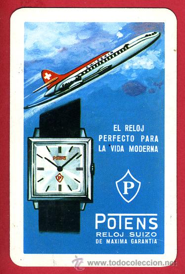Colecionismo Calend&aacute;rios: CALENDARIO FOURNIER, PUBLICIDAD RELOJ POTENS , 1967 ,ORIGINAL, CAL7405
