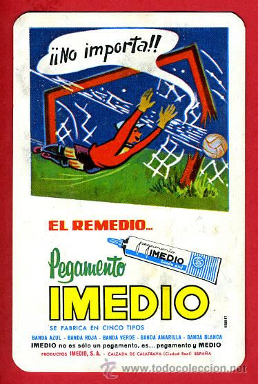 Colecionismo Calend&aacute;rios: CALENDARIO FOURNIER, PUBLICIDAD PEGAMENTO IMEDIO , 1975 ,ORIGINAL, CAL7415