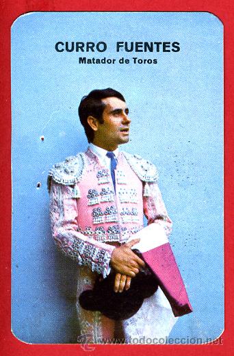 Colecionismo Calend&aacute;rios: CALENDARIO PUBLICIDAD,  TORERO TOROS CURRO FUENTES , 1973 ,ORIGINAL, CAL7474