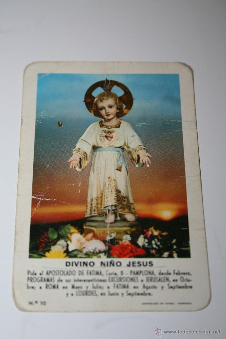 Coleccionismo calendarios: CALENDARIO FOURNIER DIVINO NI&Ntilde;O JESUS 1963