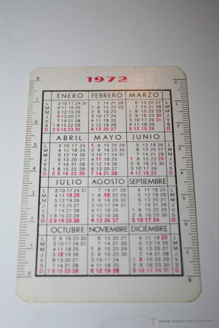 Coleccionismo calendarios: CALENDARIO  MAPFRE 1972 - Foto 2