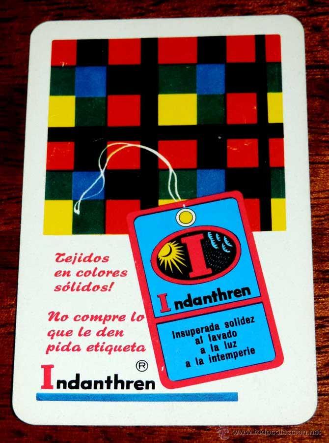 Collectionnisme Calendriers: CALENDARIO FOURNIER 1964, INDANTHREN