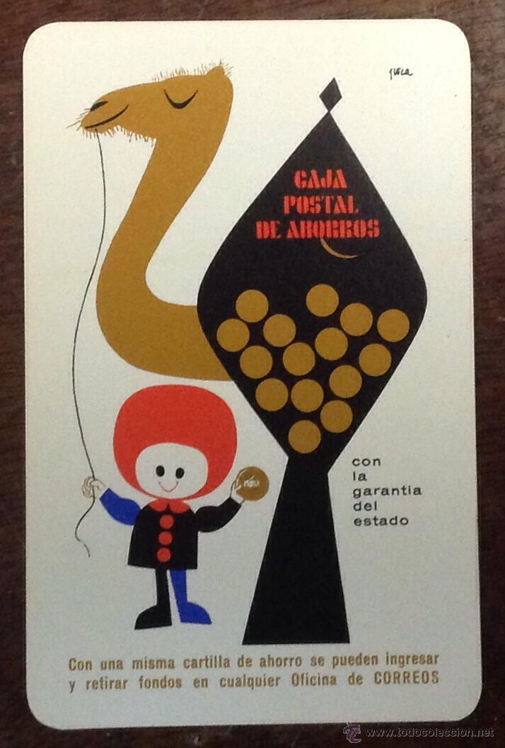 Coleccionismo calendarios: CALENDARIO PARA EL A&Ntilde;O 1965. H. FOURNIER. PUBLICIDAD CAJA POSTAL DE AHORROS.