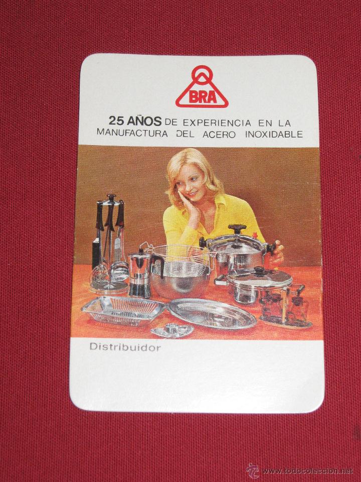 Coleccionismo calendarios: CALENDARIO DE BOLSILLO PUBLICIDAD DE BRA 1973