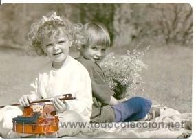 Coleccionismo Calendarios: 11-06cb53. Calendario Ni&ntilde;os y violin