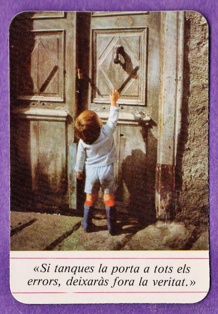 Collezionismo Calendari: calendario bolsillo - ni&ntilde;o con frase - hospital sant rafael - en catalan - barcelona - a&ntilde;o 1984