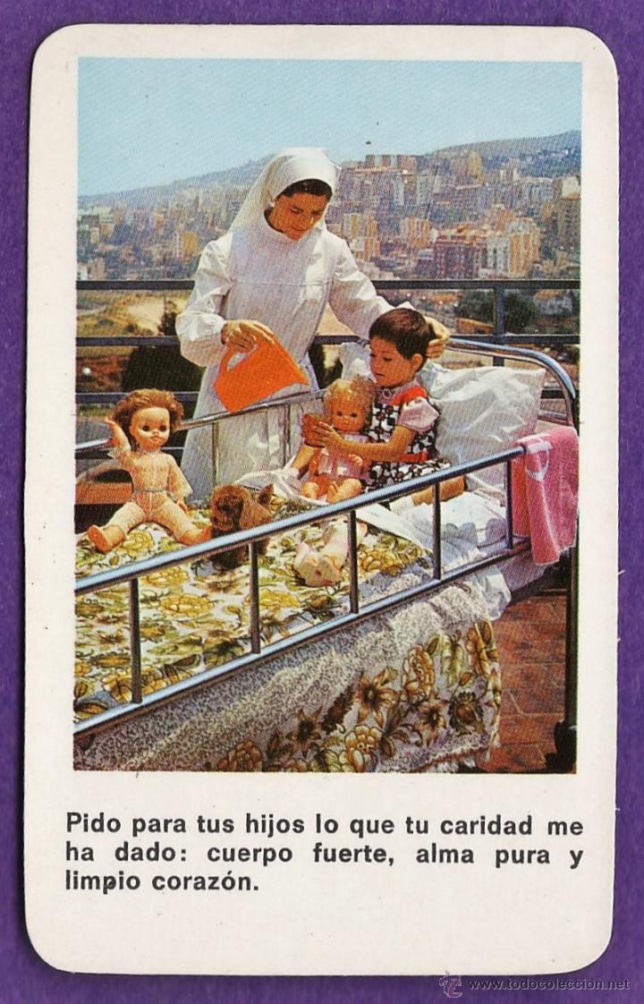 Collectables Calendars: calendario bolsillo - monjas con ni&ntilde;os enfermos - hospital san rafael - barcelona - a&ntilde;o 1974