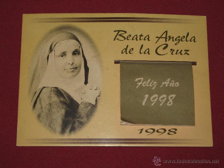 Coleccionismo Calendarios: CALENDARIO SANTA ANGELA DE LA CRUZ DEL A&Ntilde;O 1998 - COMPLETO