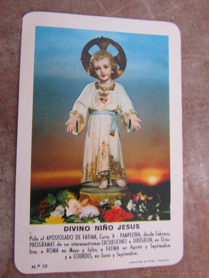Coleccionismo calendarios: CALENDARIO DIVINO NI&Ntilde;O JESUS 1963