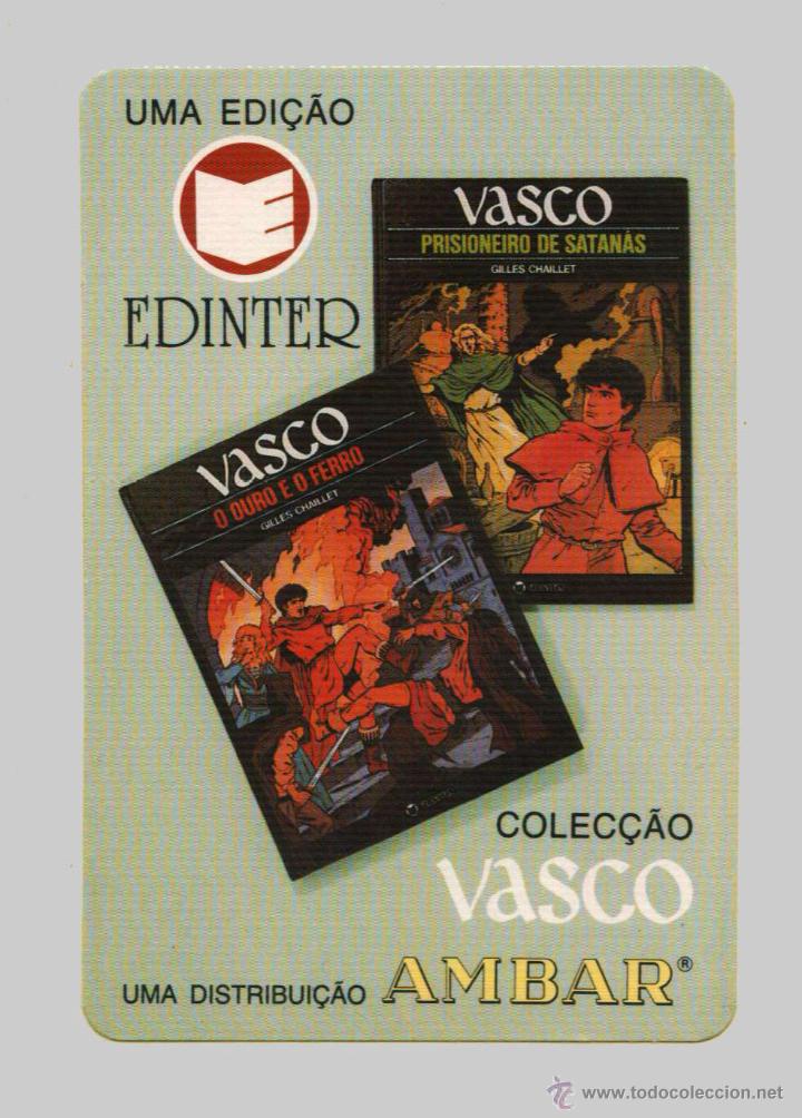 Coleccionismo Calendarios: Calendario bolsillo, SERIE PUBLICIDAD, publicado Portugal - a&ntilde;o:1987 - AMBAR