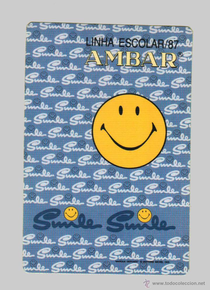 Coleccionismo Calendarios: Calendario bolsillo, SERIE PUBLICIDAD, publicado Portugal - a&ntilde;o:1987 - AMBAR