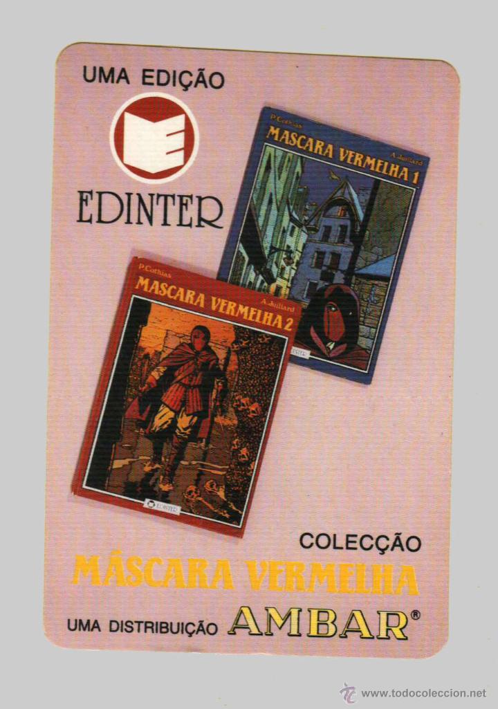 Coleccionismo Calendarios: Calendario bolsillo, SERIE PUBLICIDAD, publicado Portugal - a&ntilde;o:1987 - AMBAR
