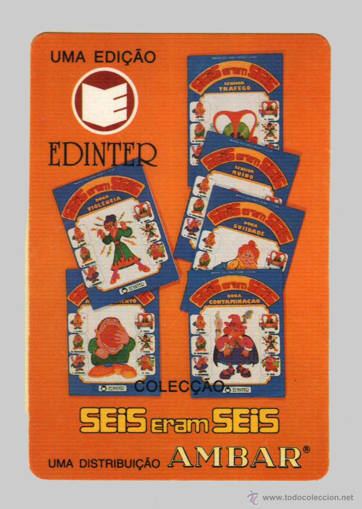 Coleccionismo Calendarios: Calendario de bolsillo - Serie PUBLICIDAD - publicado en Portugal - a&ntilde;o:1987 -AMBAR