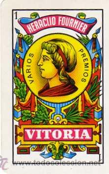 Coleccionismo Calendarios: Calendario fournier 1976 Vitoria Varios premios. As de oros.